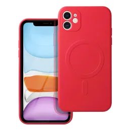 Etui Silicone Mag Cover, iPhone 11, czerwony