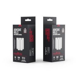 Maxlife zestaw samoprzylepnych rolek do drukarek termicznych (5szt)