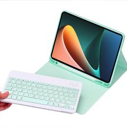 Etui z klawiaturą Bluetooth do Xiaomi Pad 5 / 5 Pro, zielone