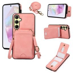 Θήκη Crossbody, Samsung Galaxy A16, ροζ
