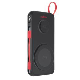 Maxlife bezprzewodowy powerbank 3w1 (MXPB-08), 10000 mAh, czarny.