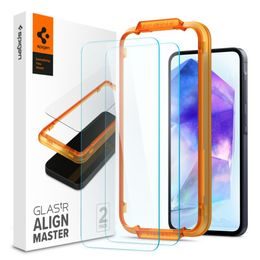 Spigen Glass ALM Glas.TR 2 sztuki z aplikatorem, Szkło hartowane, Samsung Galaxy A55 5G