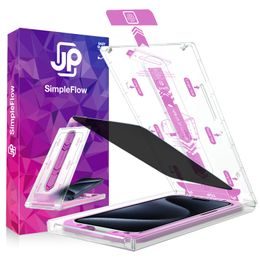 JP SimpleFlow Privacy Szkło hartowane z prostą aplikacją, iPhone XR / 11