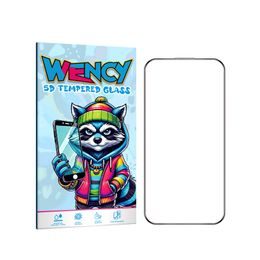Wency 5D Προστατευτικό Γυαλί, iPhone 16, μαύρο
