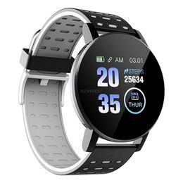 Smart Band 119 Plus, czarno-biały