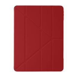 Pipetto Origami TPU θήκη, Apple iPad Pro 12.9, 2018 / 2020 / 2021 / 2022, iPad Air 13 2024, κόκκινη