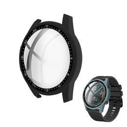 Etui 2w1 ze Szkłem hartowanym do Huawei Watch GT 2, 46 mm, czarne
