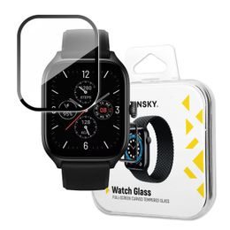 Wozinsky Watch Glass szkło hartowane, Xiaomi Amazfit GTS 4, czarne