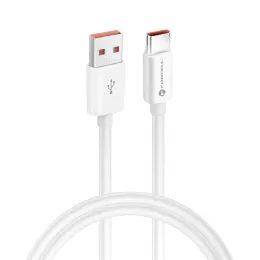 Forcell kabel USB A - USB-C, QC4.0, 3A/20V, 60W, C336, 1 m, biały