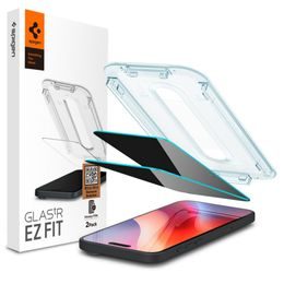 Spigen Glass.TR EZFit Προστατευτικό Οθόνης Απορρήτου, 2 τεμάχια, Σκληρυμένο Γυαλί, iPhone 15 / 16
