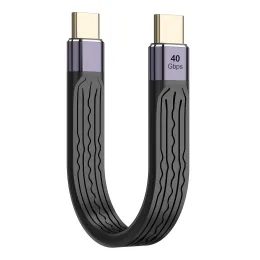 Alogy kabel USB-C - USB-C, 13,7cm, czarny