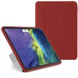 Θήκη Pipetto Origami Case, Apple iPad Pro 12.9, 2018 / 2020 / 2021 / 2022, iPad Air 13 2024, κόκκινη