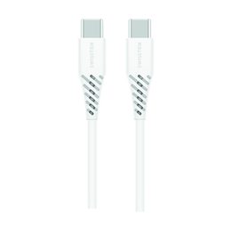 Swissten kabel danych TPE, USB-C / USB-C, 5A (100W), 1,5m, biały