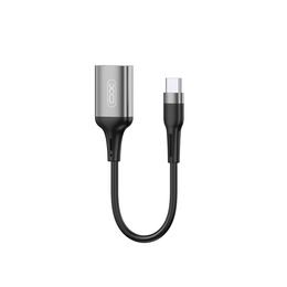 Προσαρμογέας XO NB201 USB - USB-C, μαύρος