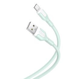 Kabel XO NB212 USB - USB-C, 1 m, zielony