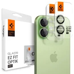 Spigen Optik.TR Ez Fit προστασία κάμερας, 2 τεμάχια, iPhone 16 / 16 Plus / 17, πράσινο