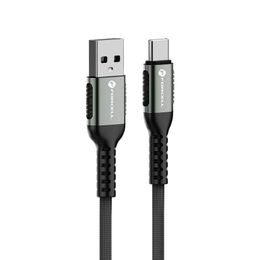 Forcell F-Energy kabel USB A - USB-C, QC4.0, 3A, 66W, 0,5 m, czarny