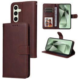 Μαγνητική Θήκη, Samsung Galaxy S24 FE, καφέ