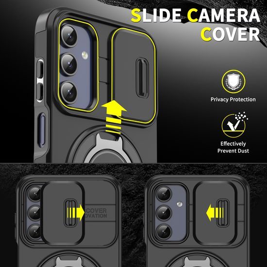 Θήκη Camslide Stand, Samsung Galaxy A14, πορτοκαλί