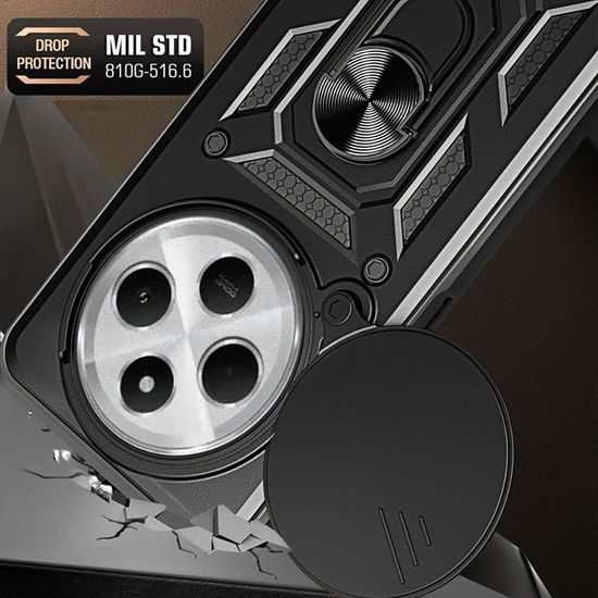 Tech-Protect CamShield Pro Xiaomi Redmi 14C / Poco C75, czarny