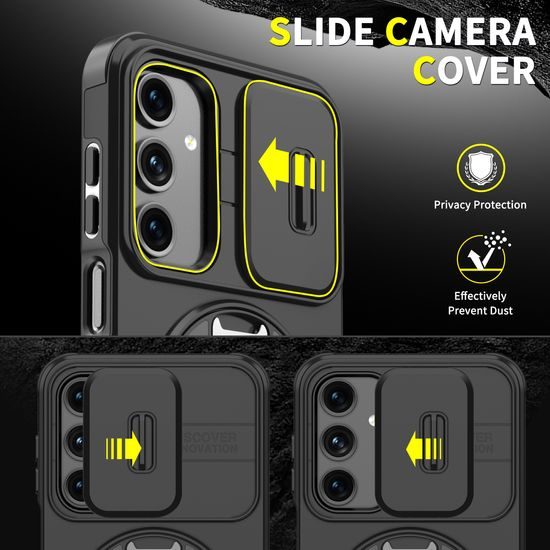 Θήκη Camslide Stand, Samsung Galaxy A16, μαύρο