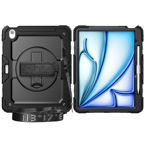 JP Solid360 Θήκη για Tablet, iPad Air 13 2024, Μαύρη