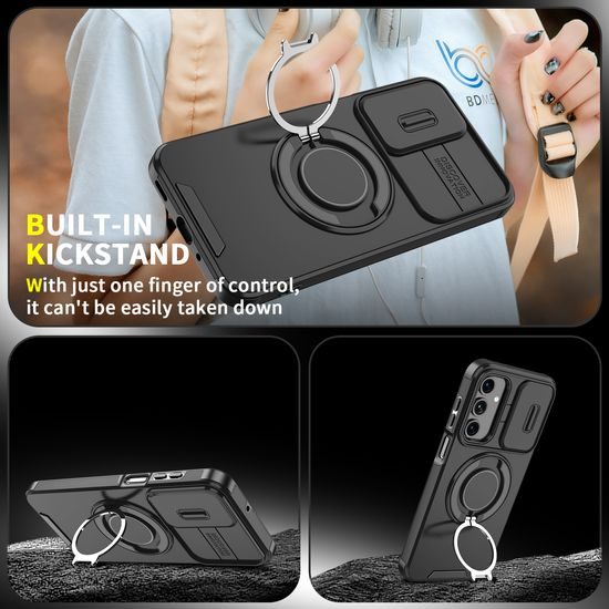 Θήκη Camslide Stand, Samsung Galaxy A16, μαύρο