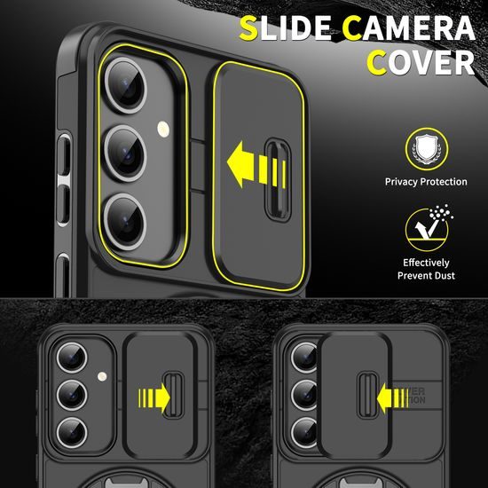 Θήκη Camslide Stand, Samsung Galaxy S24 Plus / S25 Plus, μπλε