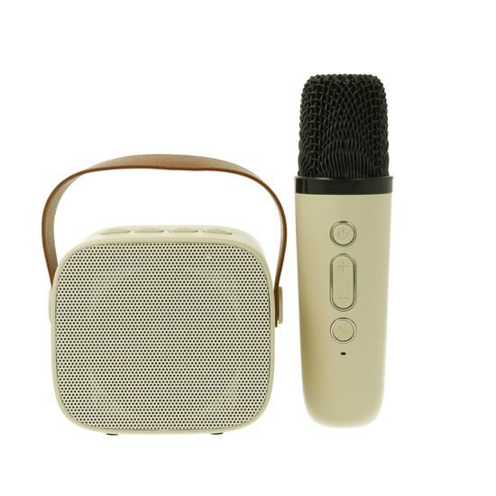 Ασύρματο καραόκε για παιδιά, μπεζ