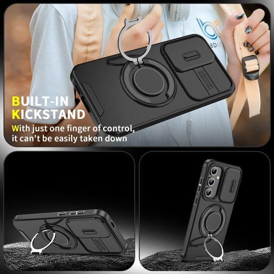 Θήκη Camslide Stand, Samsung Galaxy S23 FE, ροζ