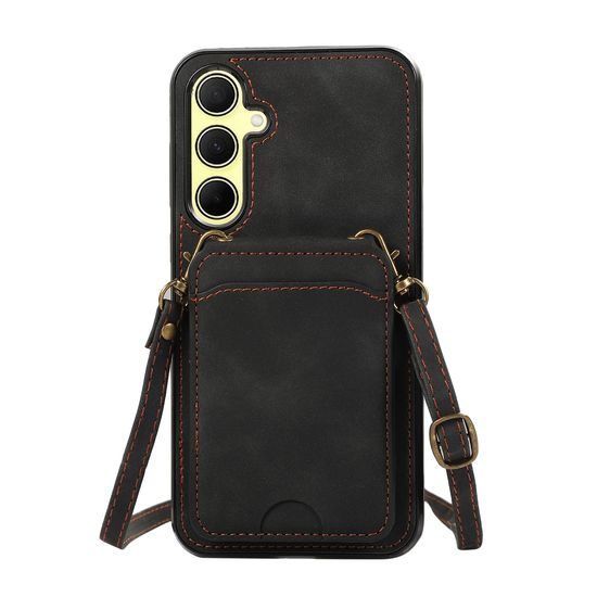 Θήκη Crossbody, Samsung Galaxy A16, μαύρο