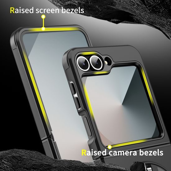 Θήκη Camslide Stand, Samsung Galaxy Z Flip 6, μαύρη