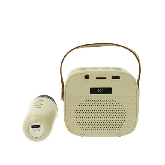 Ασύρματο καραόκε για παιδιά, μπεζ