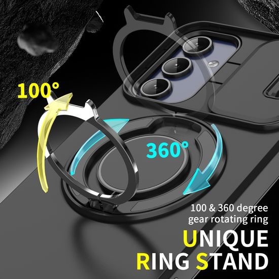 Θήκη Camslide Stand, Samsung Galaxy A14, πορτοκαλί