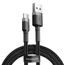 Kabel Baseus Cafule, USB-C, szaro-czarny, 2 m (CATKLF-CG1)