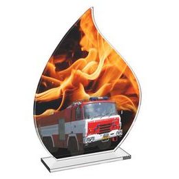Glastrophäe CRH20244M07 | Feuerwehr