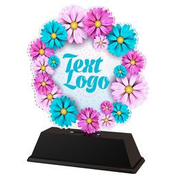 Akrylátová trofej FA200M43 | Květinová edice