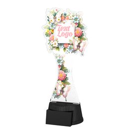 Akrylátová trofej ACUTCM136 | Květinová edice