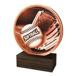 Dřevěná plaketa TFRW717 | Softball
