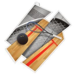 Acrylmedaille MDAZ0011M8 | Squash