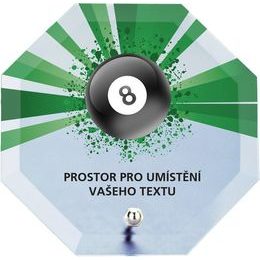 Glastrophäe mit Druck CRP2M15 | Billard