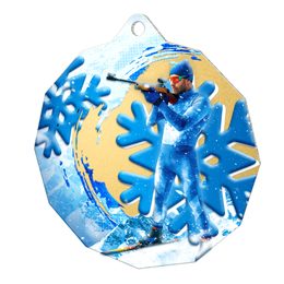 Kovová medaile MDM03M59 | Biatlon