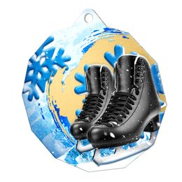 Kovová medaile MDM03M52 | Bruslení
