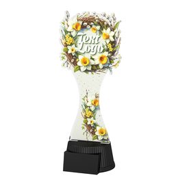 Akrylátová trofej ACUTCM134 | Květinová edice