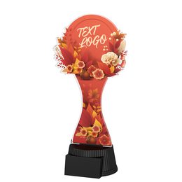 Akrylátová trofej ACUTCM125 | Květinová edice