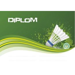 Diplom DP0020 | Badminton