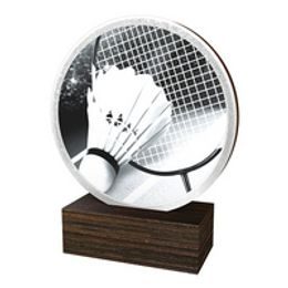 Dřevěná plaketa TFRW535 | Badminton