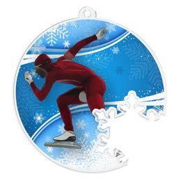 Akrylátová medaile MDAS050M6 | Bruslení