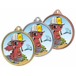 Kovová medaile MDLHM09 | Hasiči