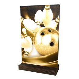 Dřevěná plaketa WPLAR01M06 | Bowling